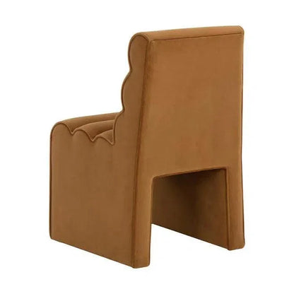 SUNPAN Stuart Tufted Channel Fabric Dining Chair