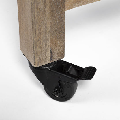 Mercana Stuart Two-Tier Wooden Counter Table