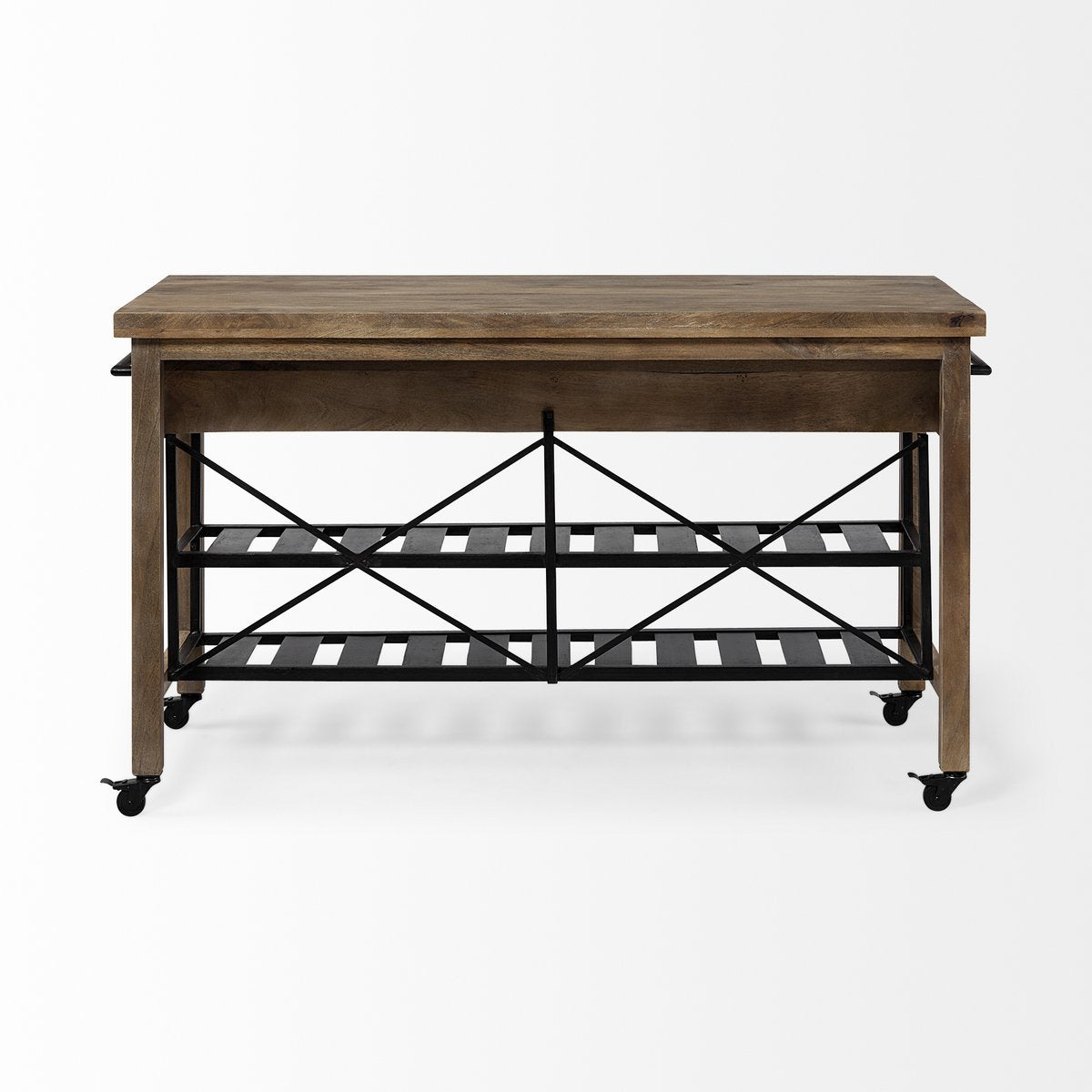 Mercana Stuart Two-Tier Wooden Counter Table