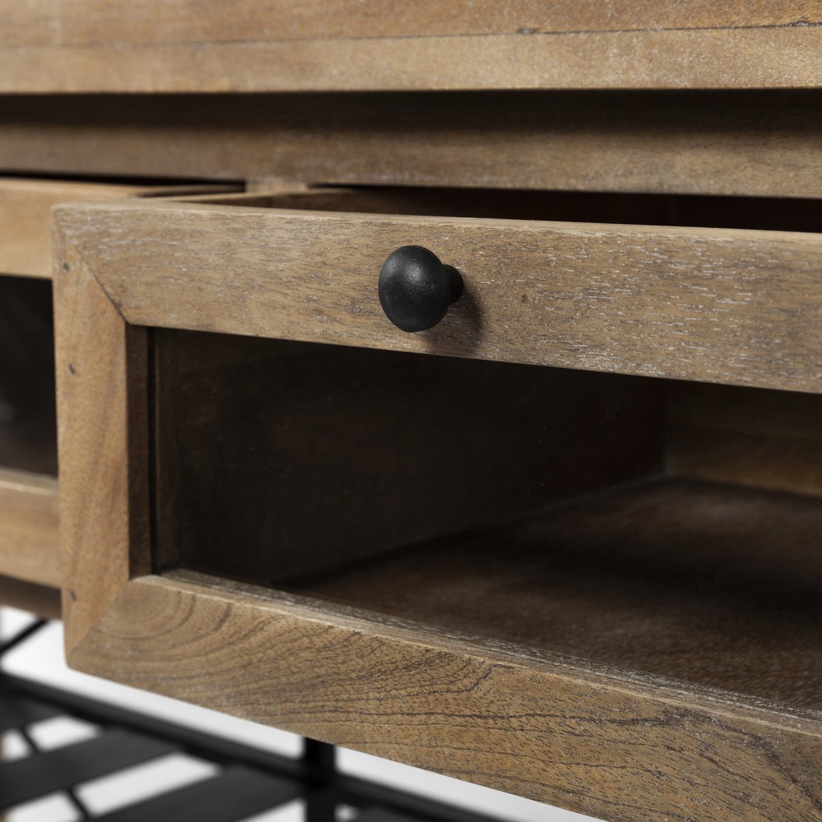 Mercana Stuart Two-Tier Wooden Counter Table