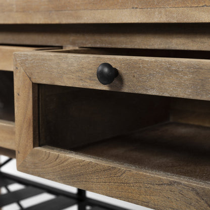 Mercana Stuart Two-Tier Wooden Counter Table
