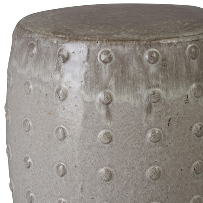 Emissary Stud Handcrafted Ceramic Garden Stool