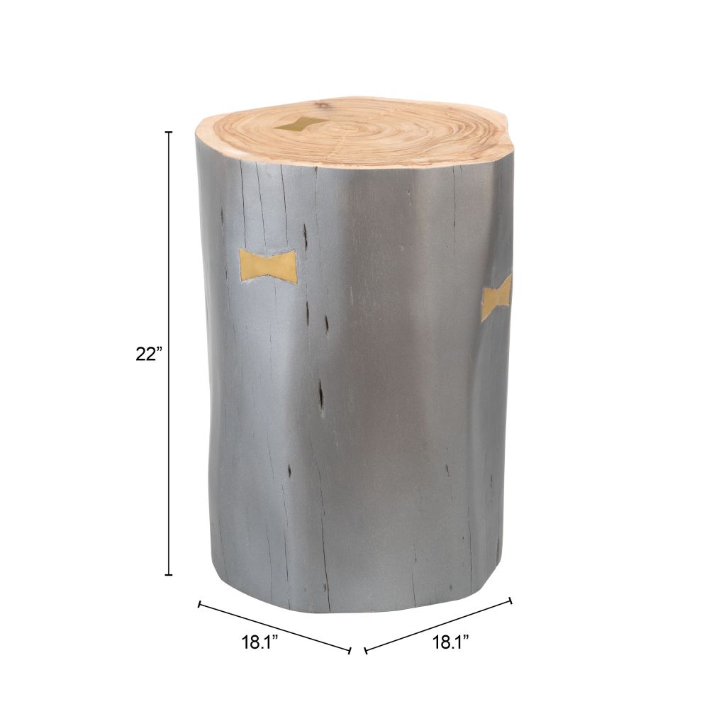 Zuo Modern Sugra Wooden Grey End Table