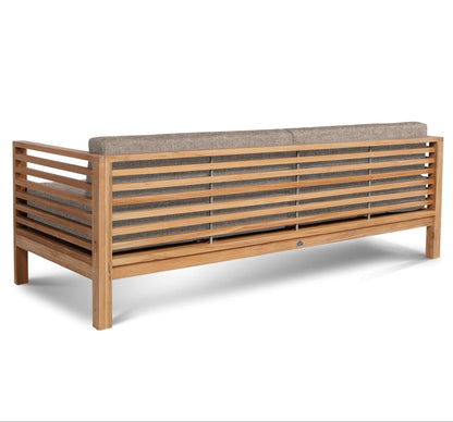 Summer Outdoor Deep Seating Set with Camel Subrella 5PC-Outdoor Lounge Sets-HiTeak-LOOMLAN