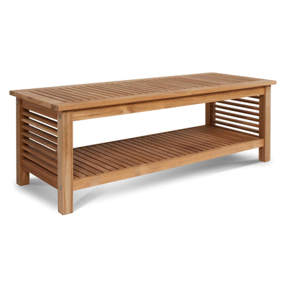 Summer Outdoor Deep Seating Set with Jungle Subrella 5PC-Outdoor Lounge Sets-HiTeak-LOOMLAN