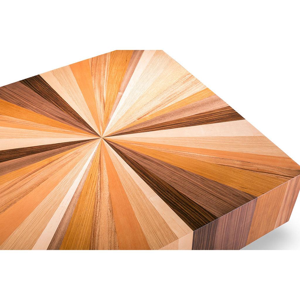 Urbia Sun Mixed Wooden Square Coffee Table