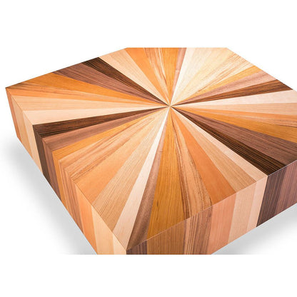 Urbia Sun Mixed Wooden Square Coffee Table