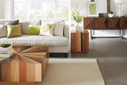 Urbia Sun Mixed Wooden Square Coffee Table