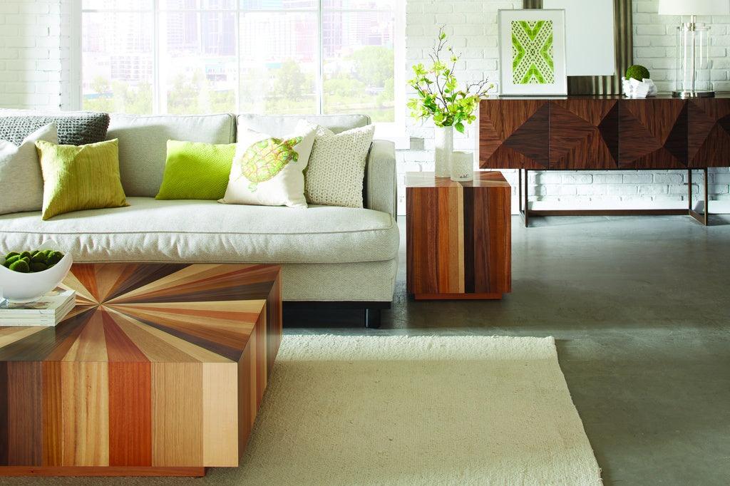 Urbia Sun Mixed Wooden Square Coffee Table