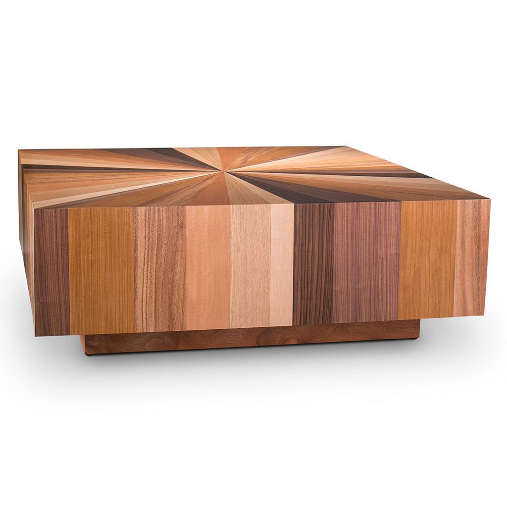 Urbia Sun Mixed Wooden Square Coffee Table