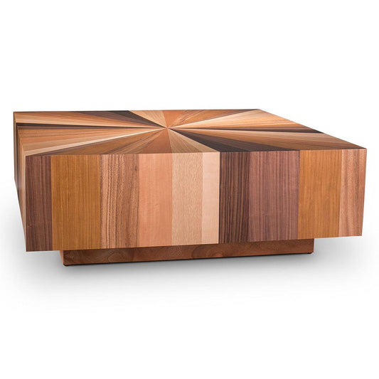 Urbia Sun Mixed Wooden Square Coffee Table