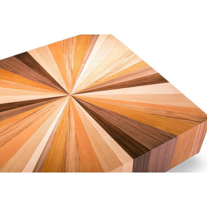 Urbia Sun Mixed Wooden Square Coffee Table