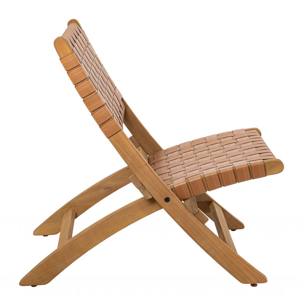 Zuo Modern Sunflare Wooden Frame Outdoor Lounge Chair