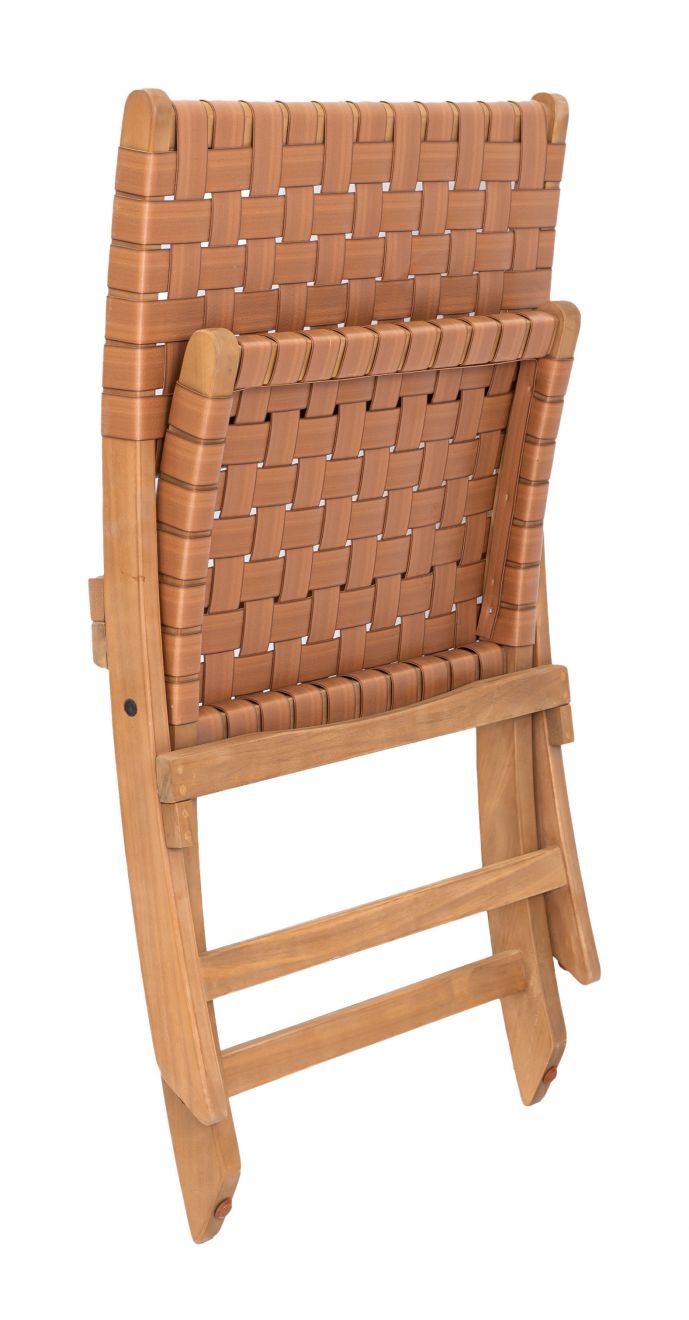 Zuo Modern Sunflare Wooden Frame Outdoor Lounge Chair