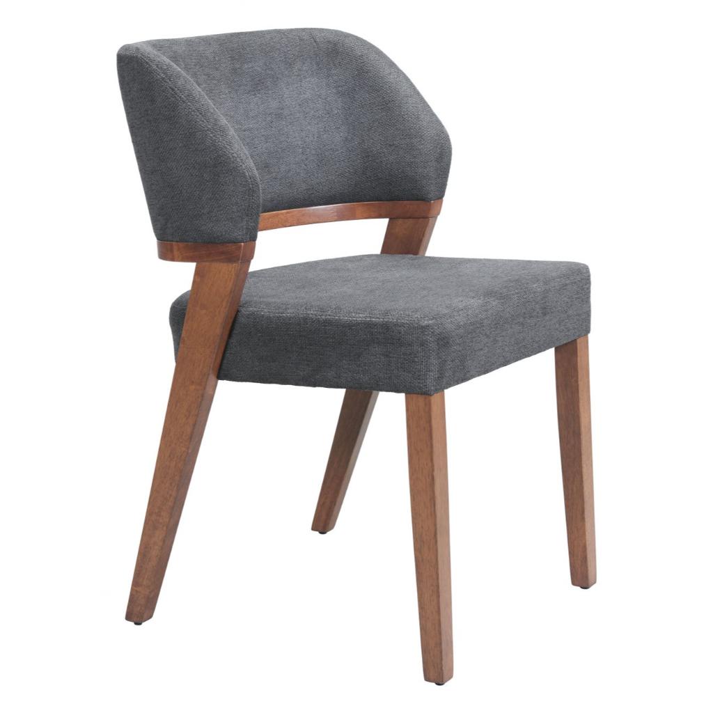 Zuo Modern Sunobu Grey Fabric Dining Chair 2PC