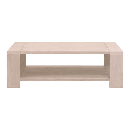 Essentials For Living Sur Wooden Rectangular Outdoor Coffee Table