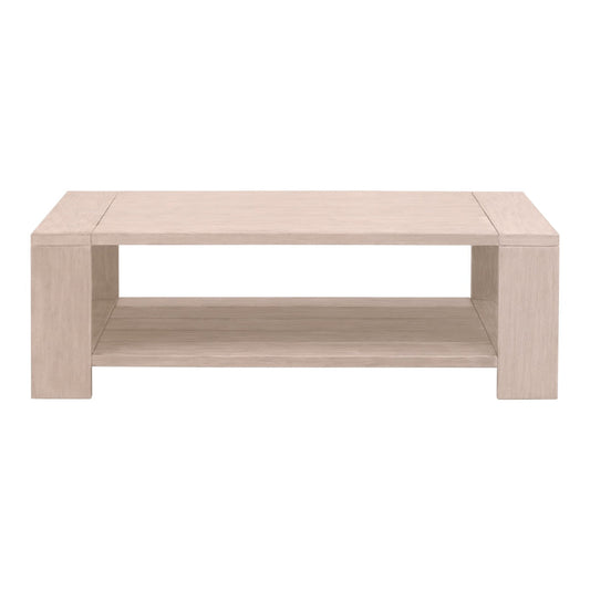 Essentials For Living Sur Wooden Rectangular Outdoor Coffee Table