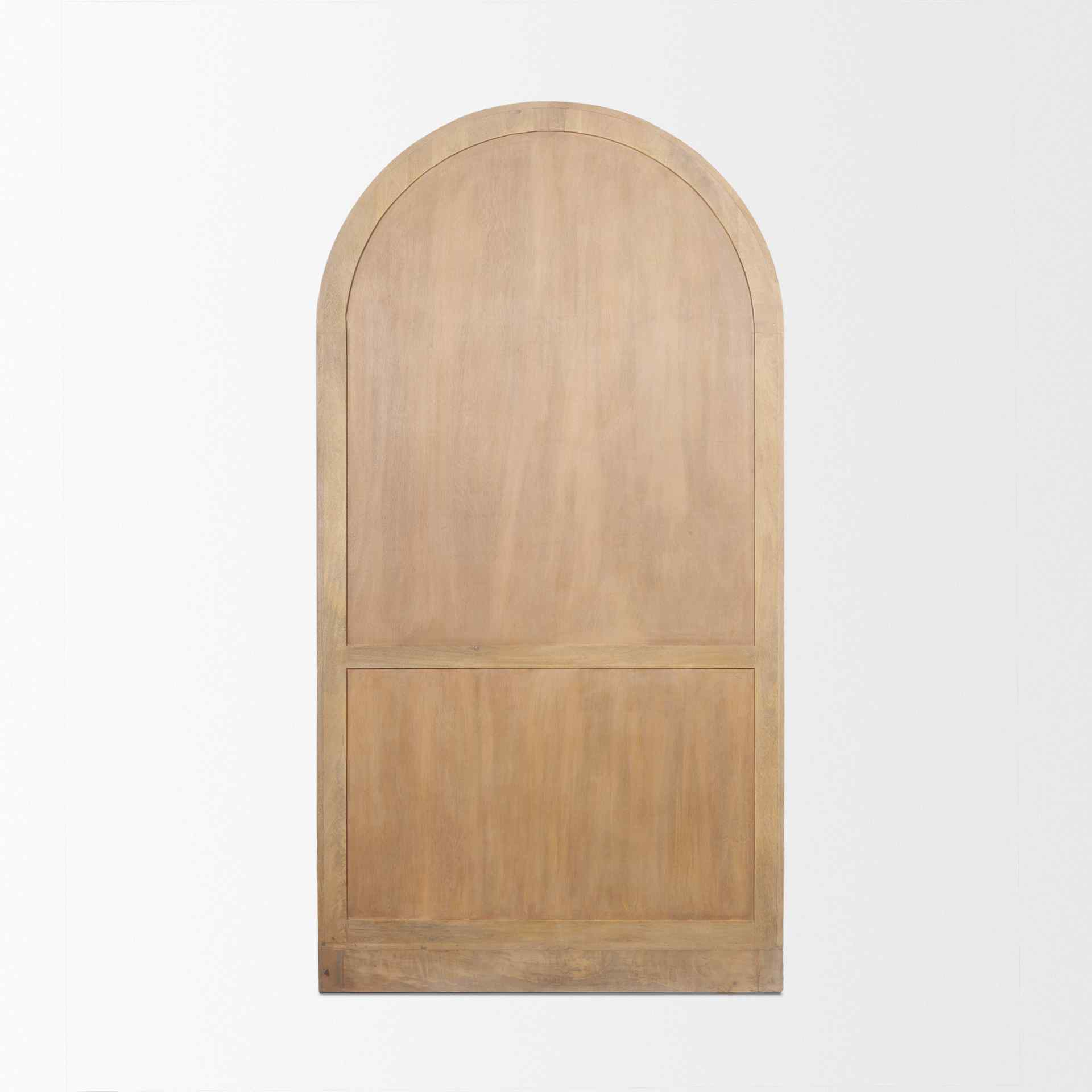 Mercana Suri Glass Doors Arched Bookcase