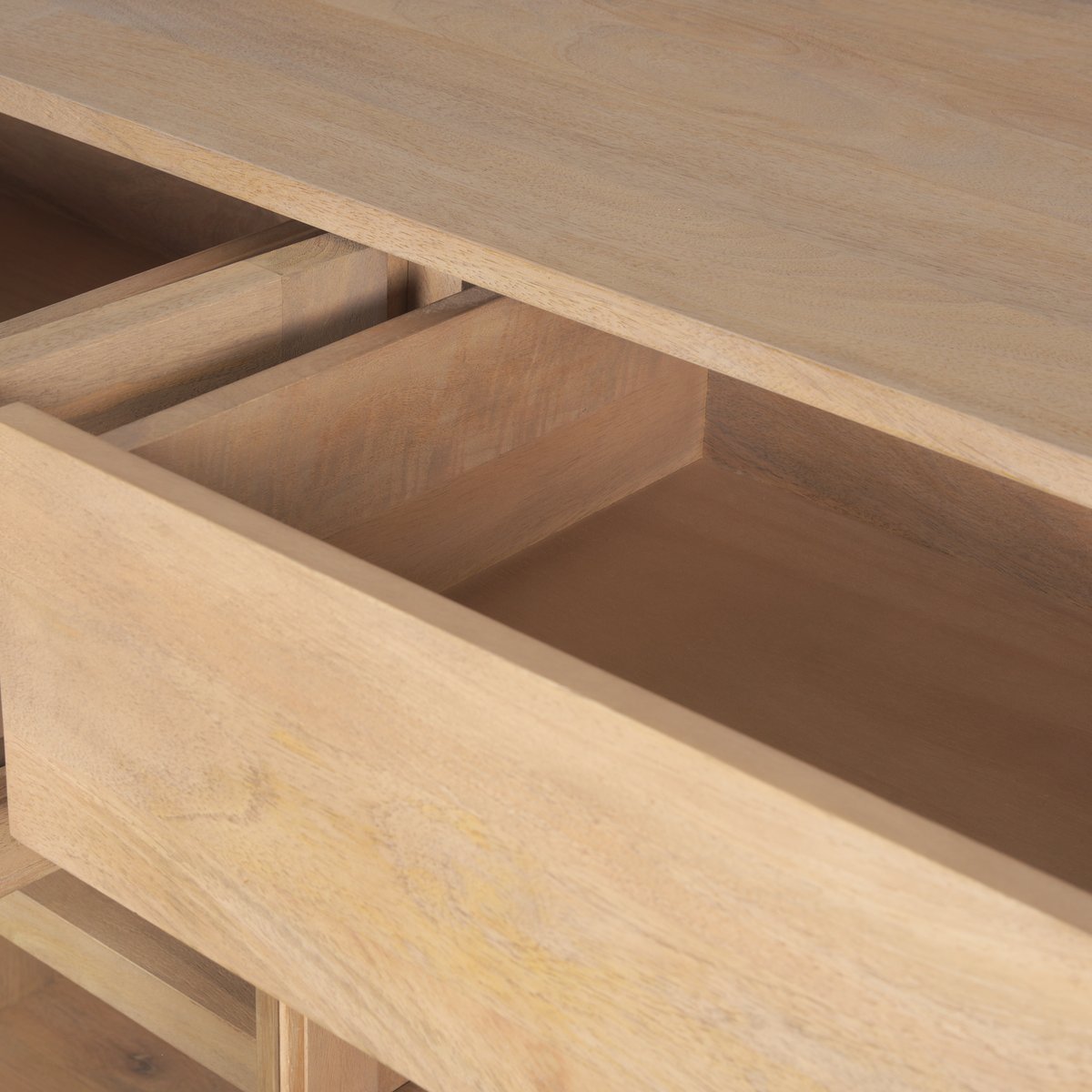 Mercana Suri Three Drawers Wood Sideboard