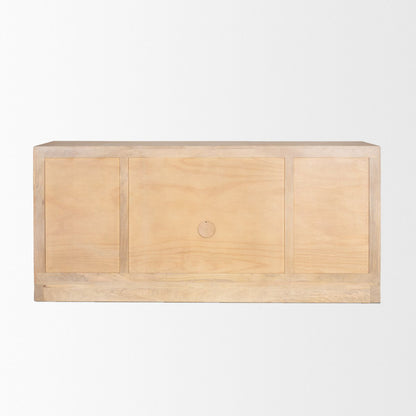 Mercana Suri Three Drawers Wood Sideboard