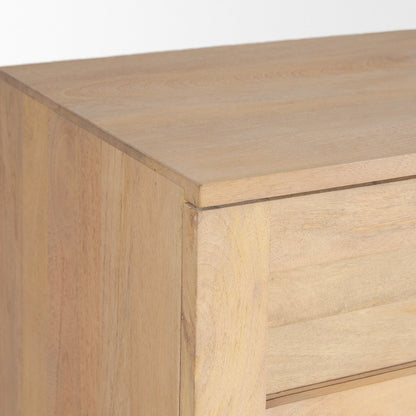 Mercana Suri Three Drawers Wood Sideboard