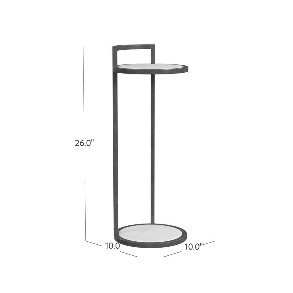 Bassett Mirror Surrey Metal Frame Round Scatter Table