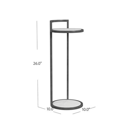 Bassett Mirror Surrey Metal Frame Round Scatter Table