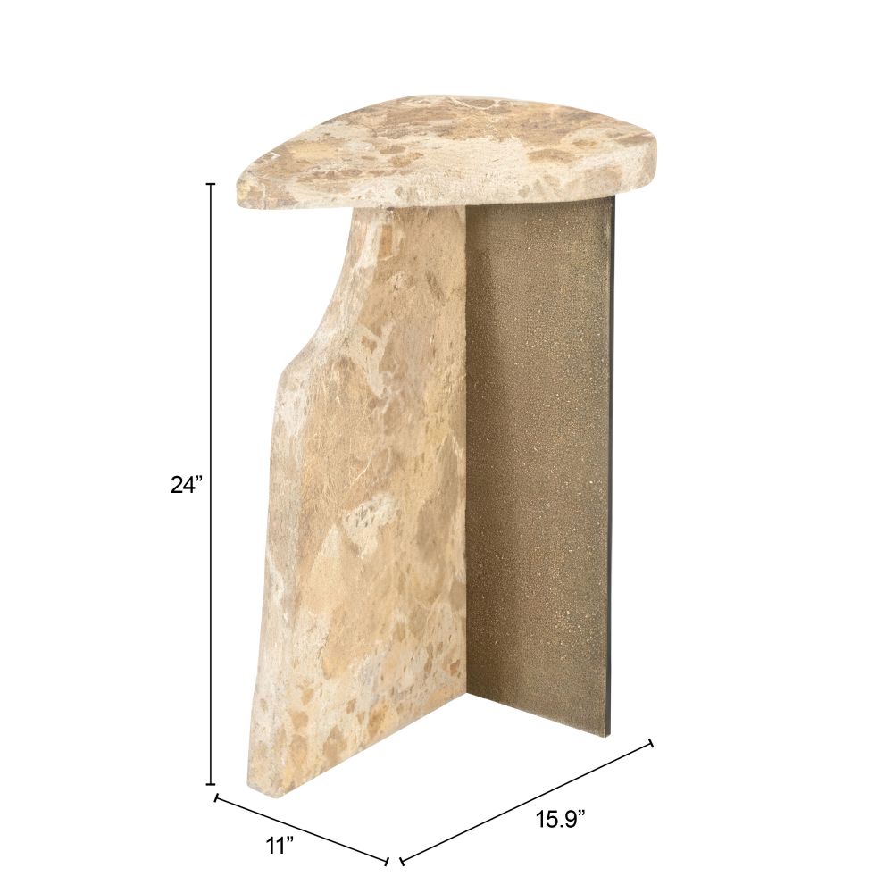 Zuo Modern Surya Marble Side Table
