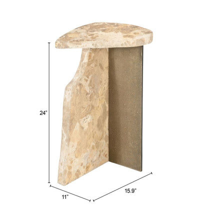 Zuo Modern Surya Marble Side Table