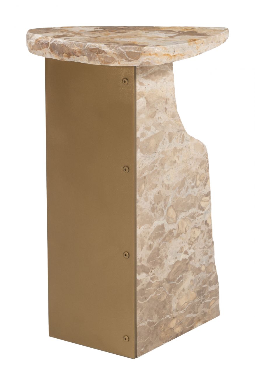 Zuo Modern Surya Marble Side Table