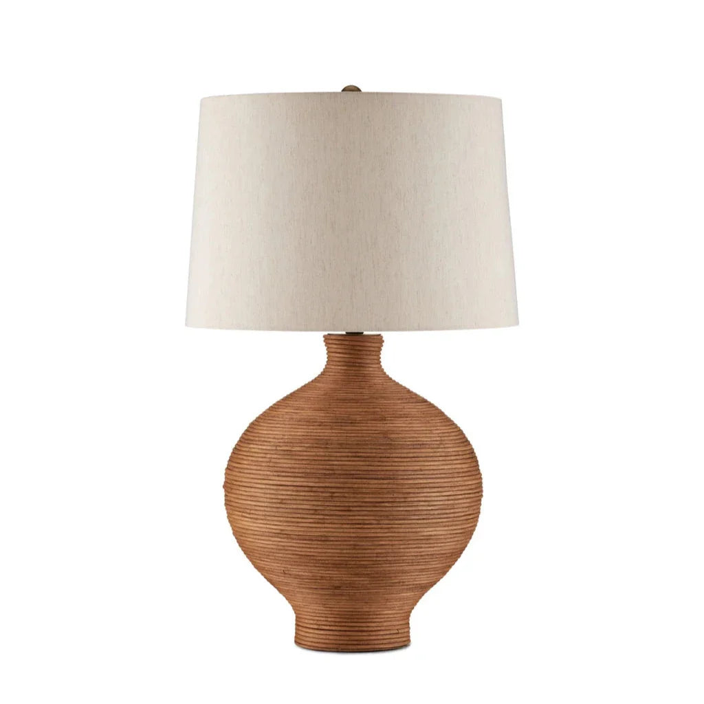 Susel Bohemian Rattan Table Lamp