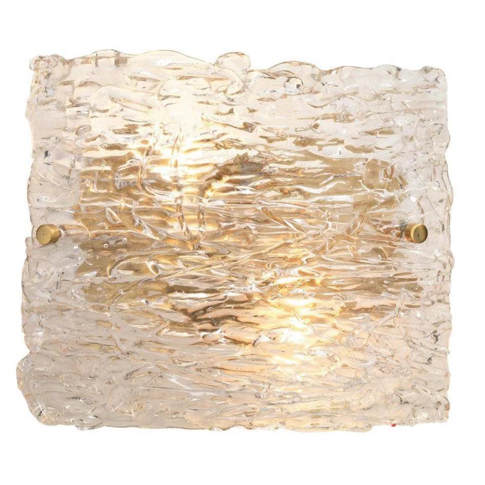 Swan Curved Glass Wall Sconce