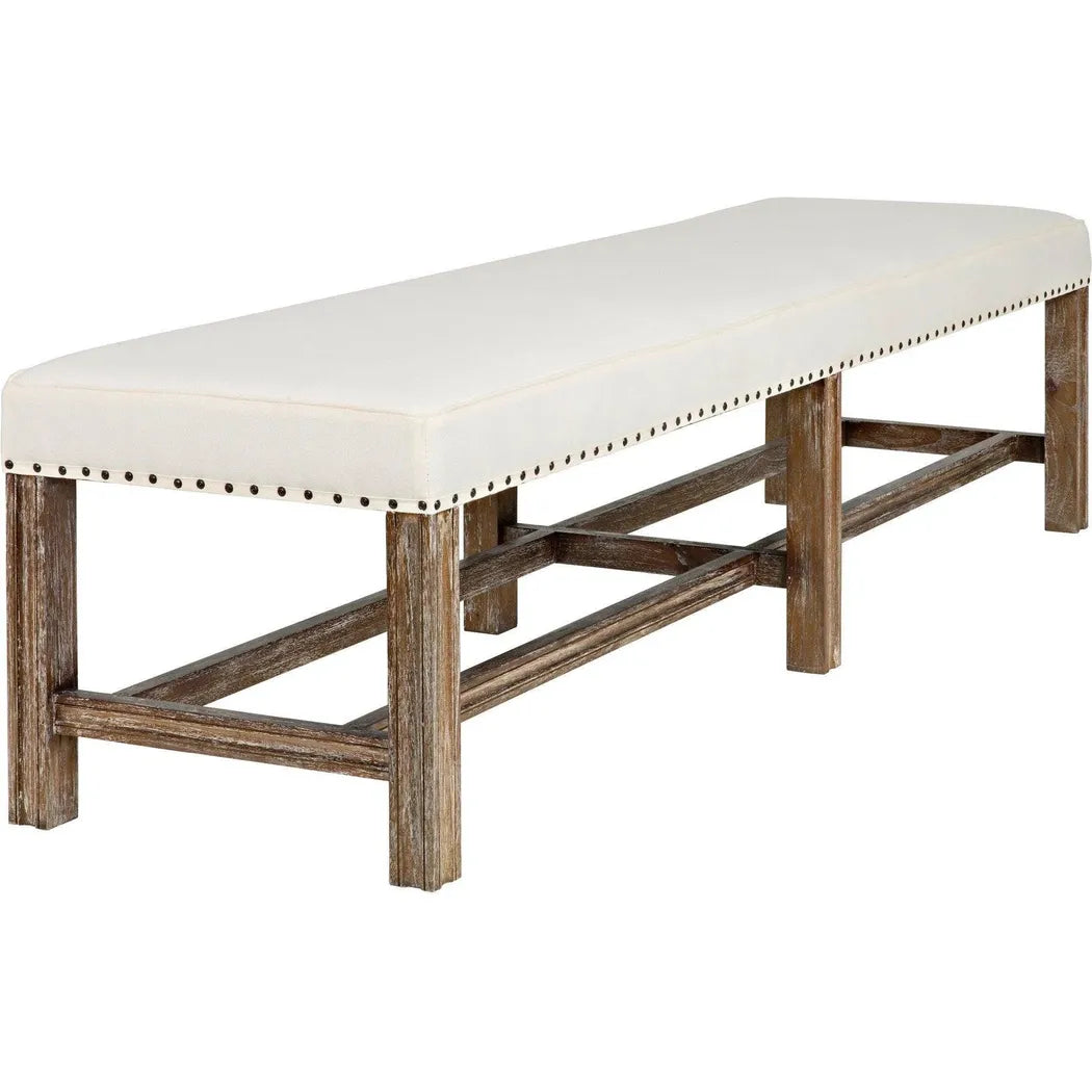 Sweden Wood Grey Wash Bench