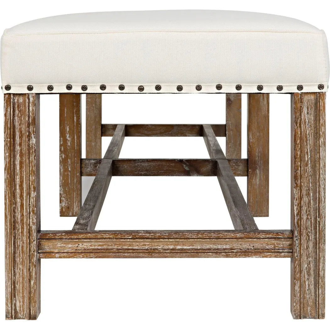 Sweden Wood Grey Wash Bench