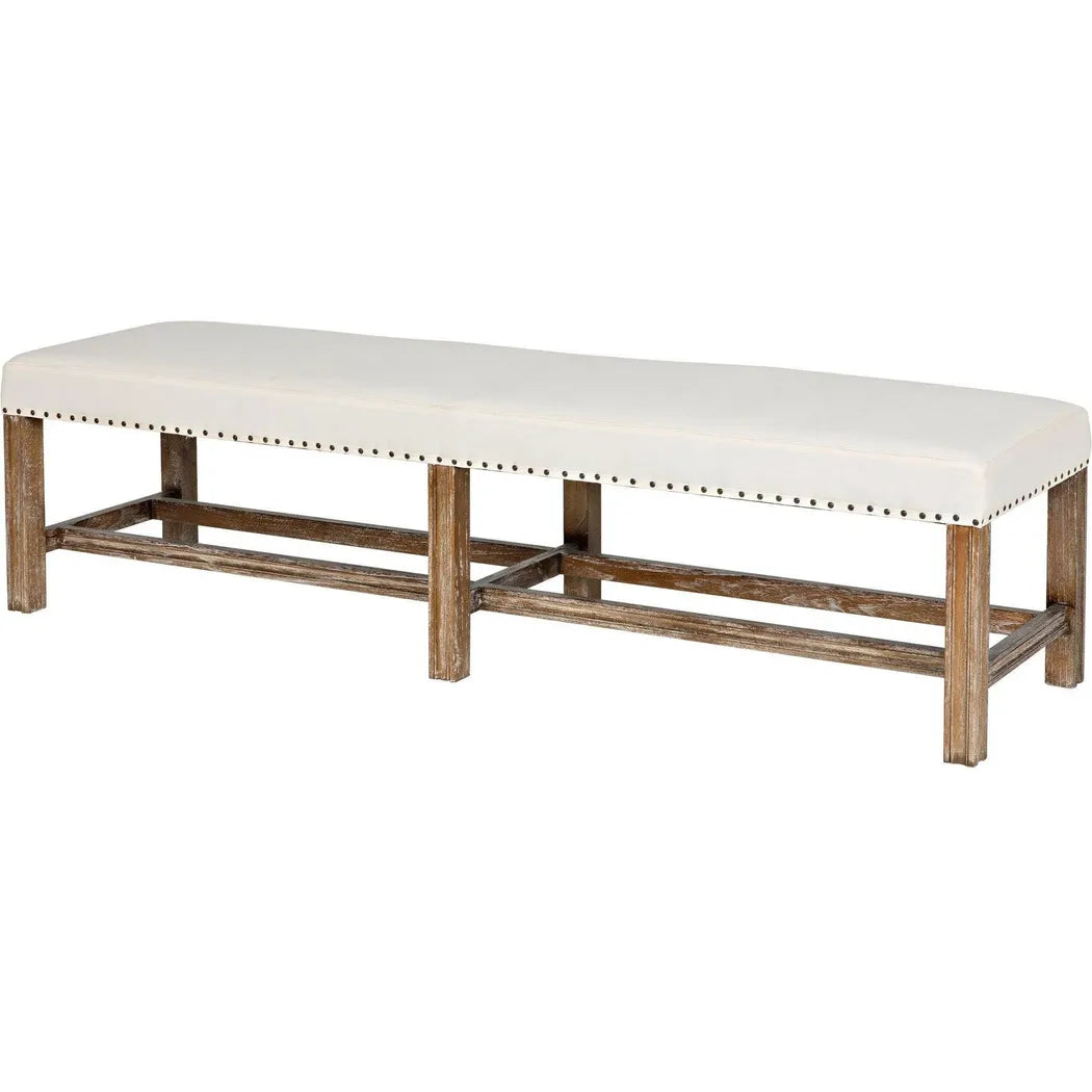 Sweden Wood Grey Wash Bench