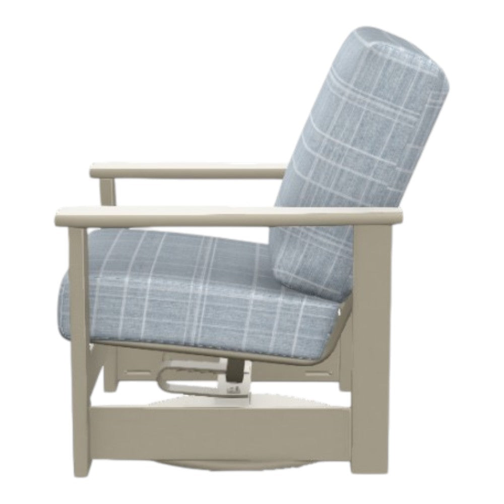 Leeward Deep Seat Swivel Hidden Motion Arm Chair