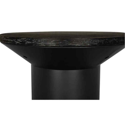 Noir Sydney Wooden Black Side Table
