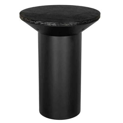Noir Sydney Wooden Black Side Table