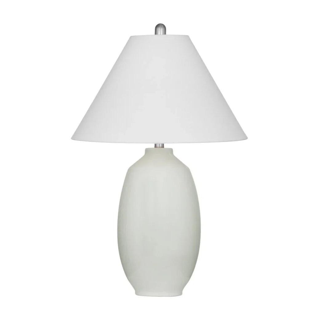 Syndee Versatile Cream Ceramic Table Lamp - LOOMLAN - Bassett Mirror - Table Lamps