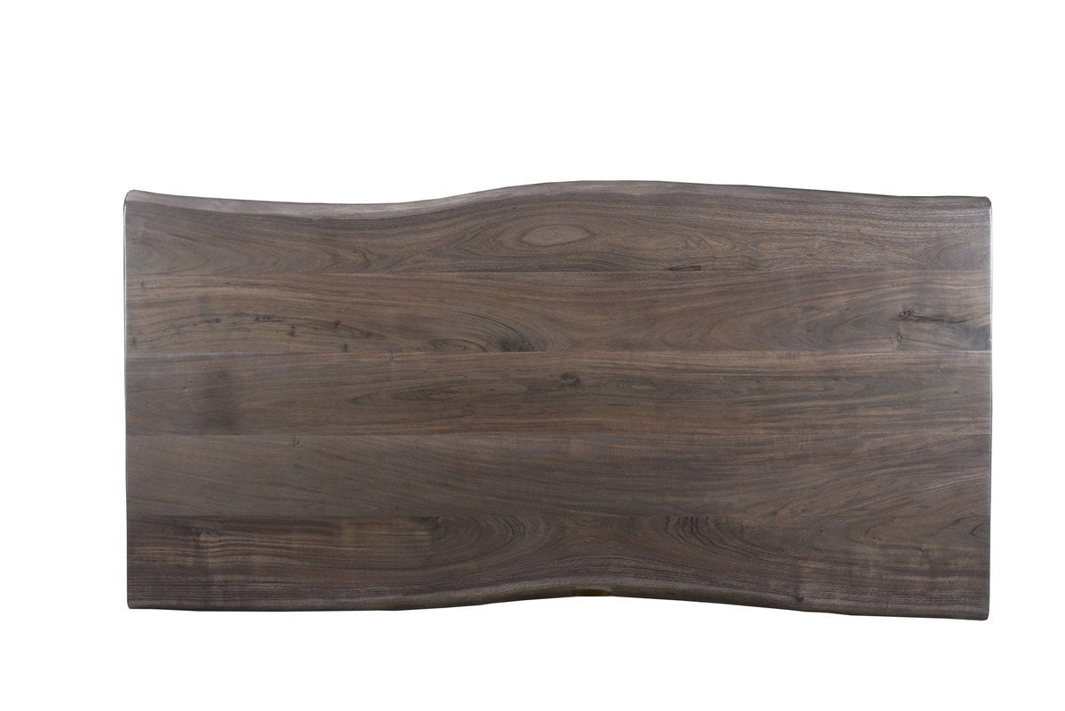 LH Home TAJ Wood Top Rectangular Dining Table