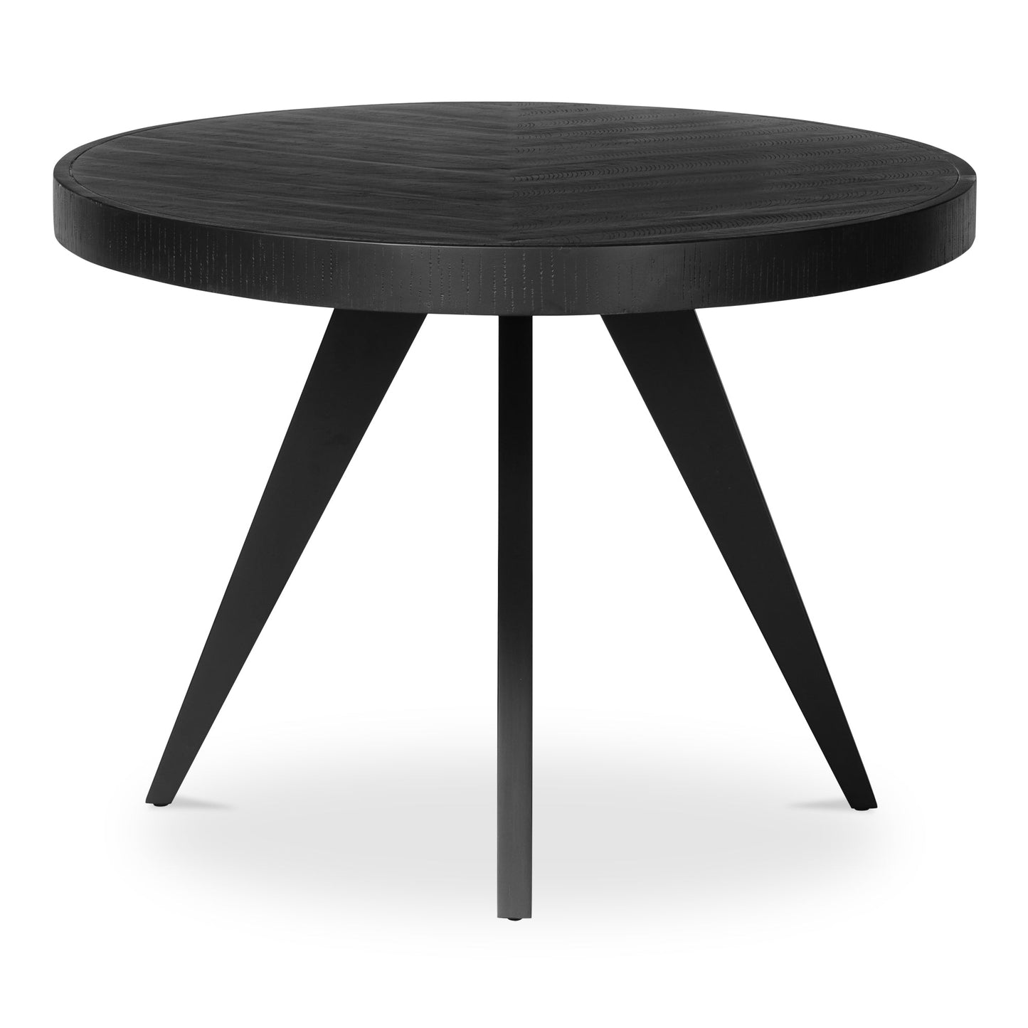 Parq Wood Black Oval Dining Table