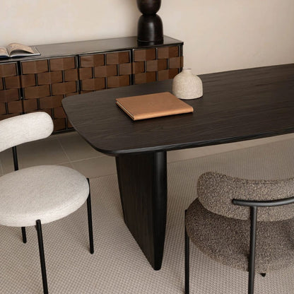LH Home Tonic Wood Rectangular Dining Table