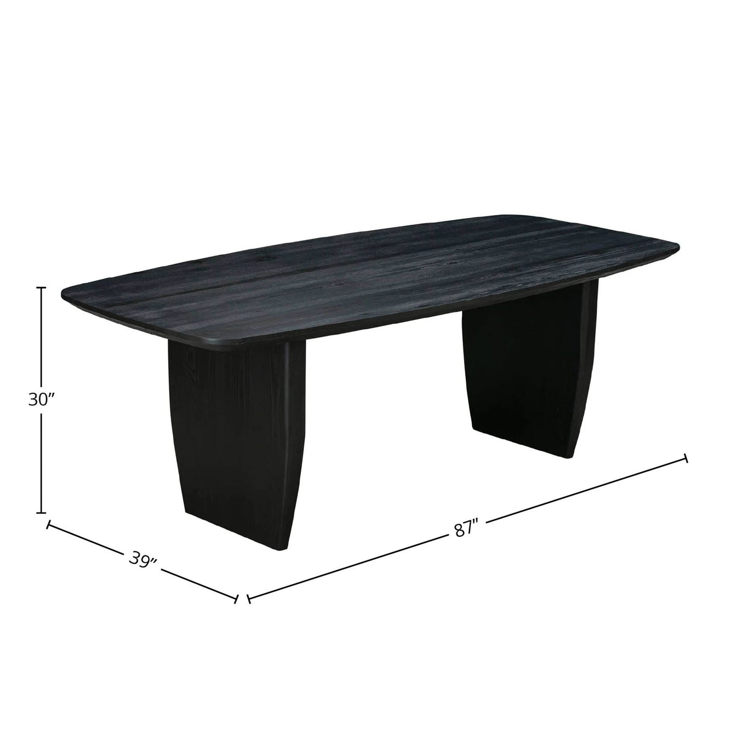 LH Home Tonic Wood Rectangular Dining Table