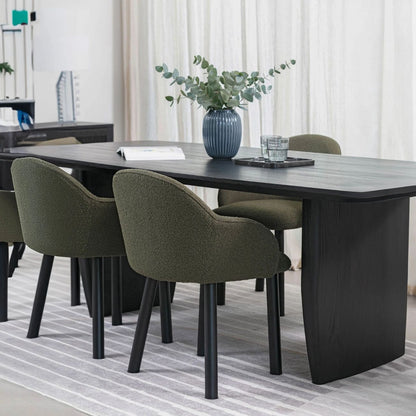 LH Home Tonic Wood Rectangular Dining Table