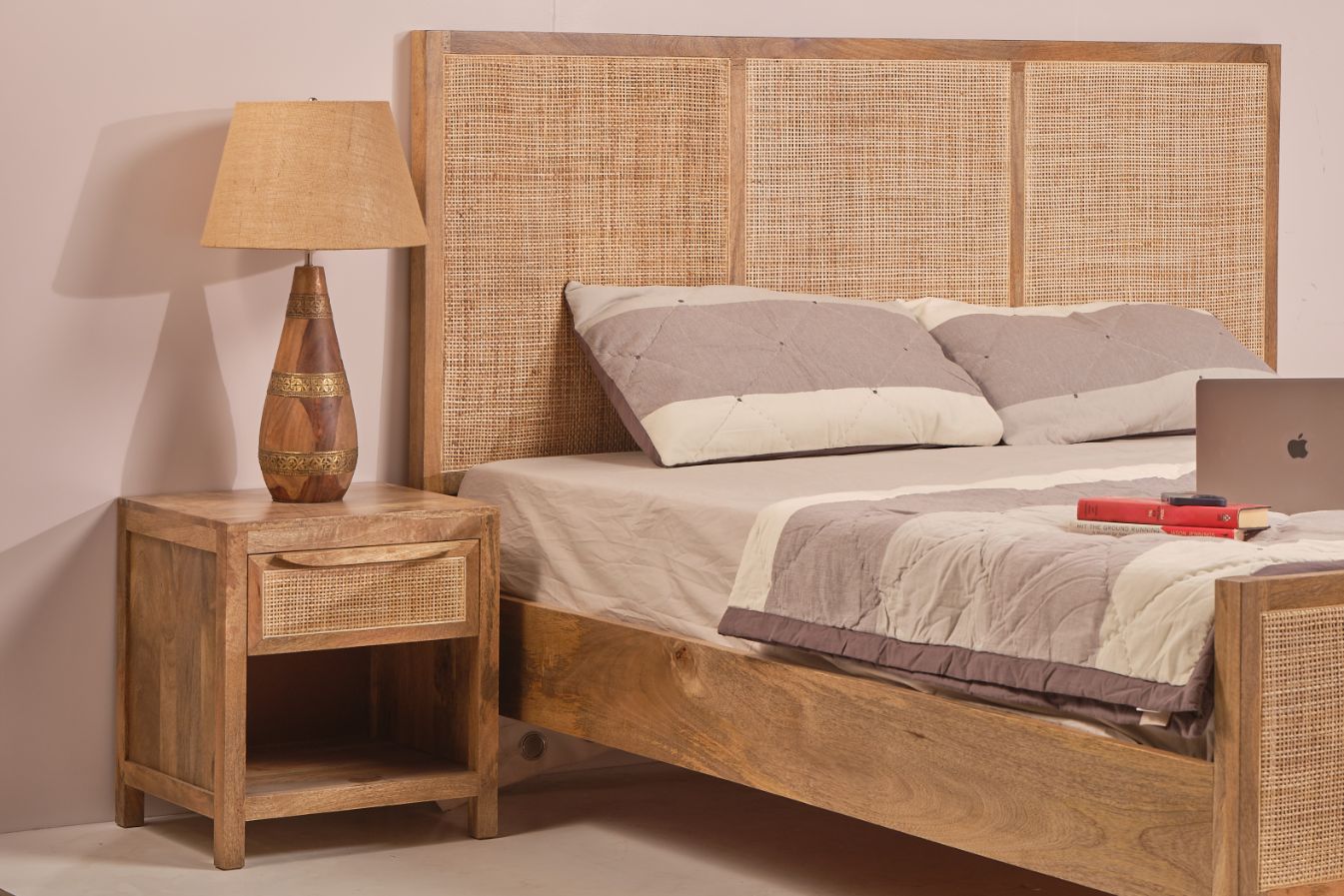 LOOMLAN Eldridge One Drawer Wood Nightstand