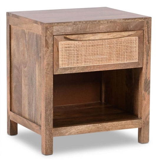 Eldridge One Drawer Wood Nightstand