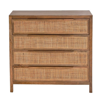 LOOMLAN Eldridge Four Drawers Wood Chest