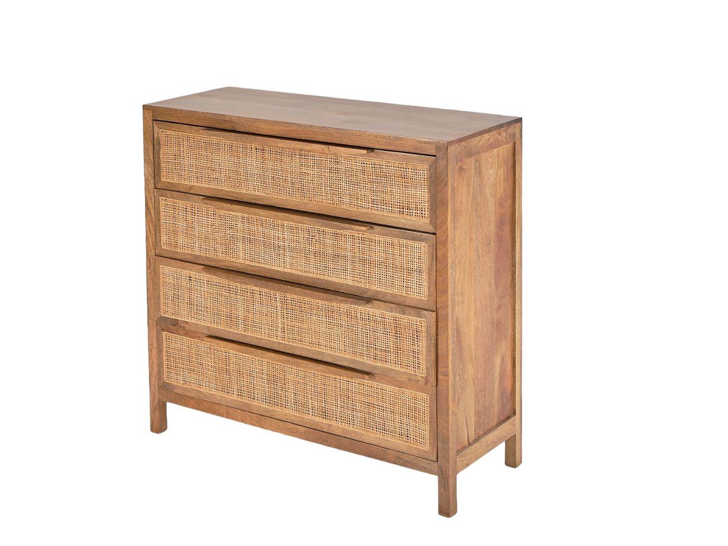 LOOMLAN Eldridge Four Drawers Wood Chest