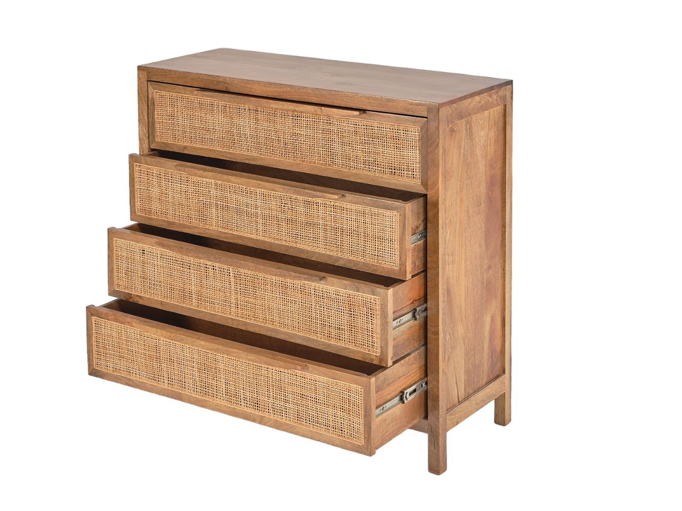 LOOMLAN Eldridge Four Drawers Wood Chest