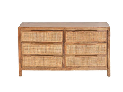 LOOMLAN Eldridge Six Drawers Wood Dresser